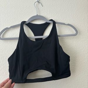 Alphalete Black Sports Bra, M